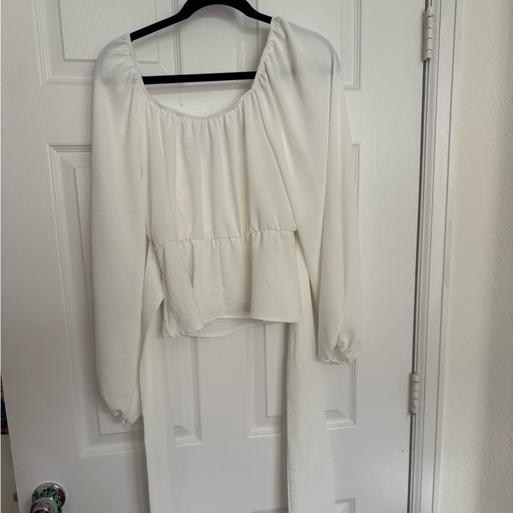altar’d state lola long sleeve crossover top- NWT - Picture 3 of 6